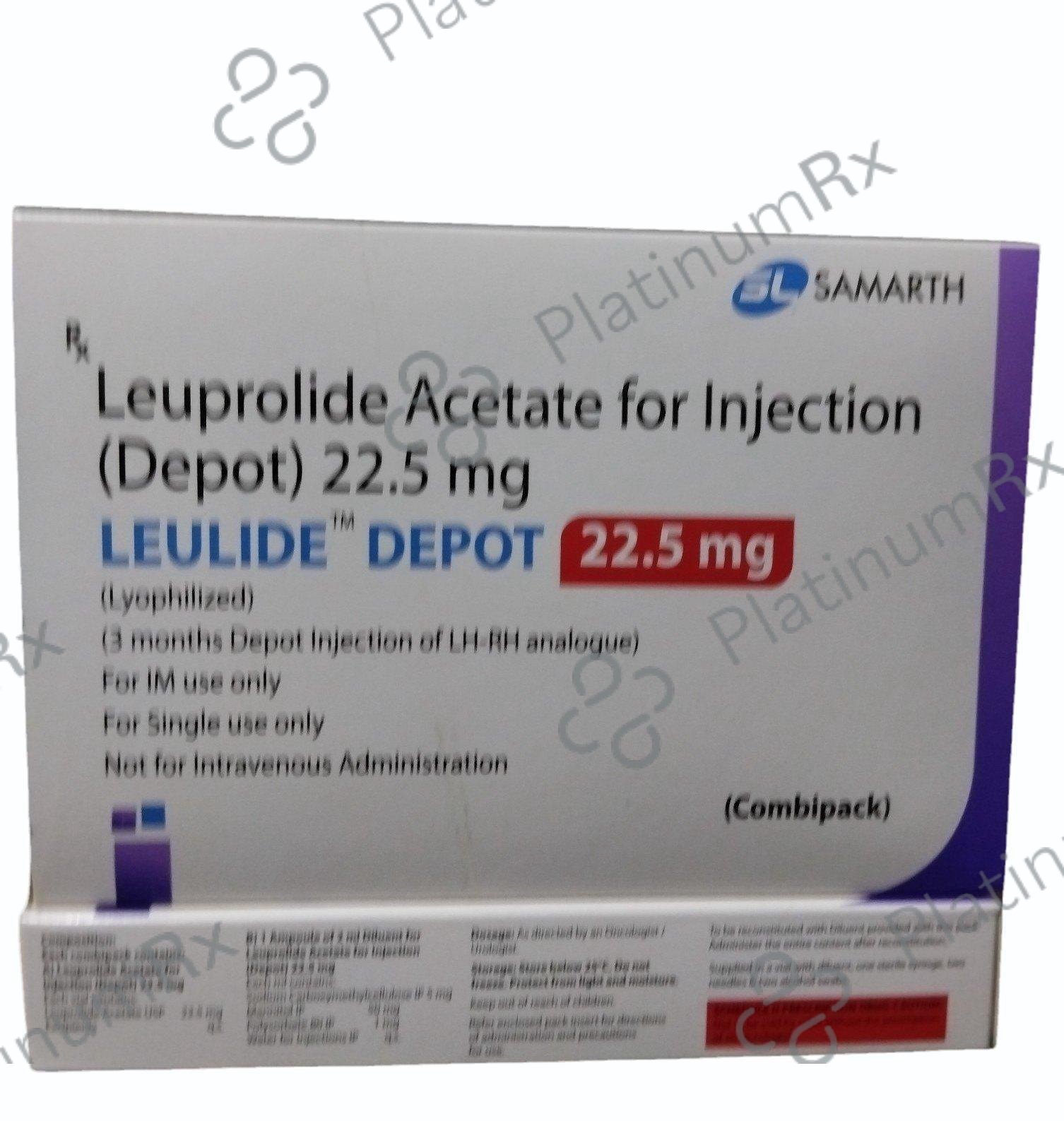 Leulide Depot 22.5mg Injection Comb 1s