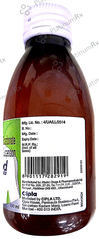 Algisod Peppermint Oral Liquid 100ml