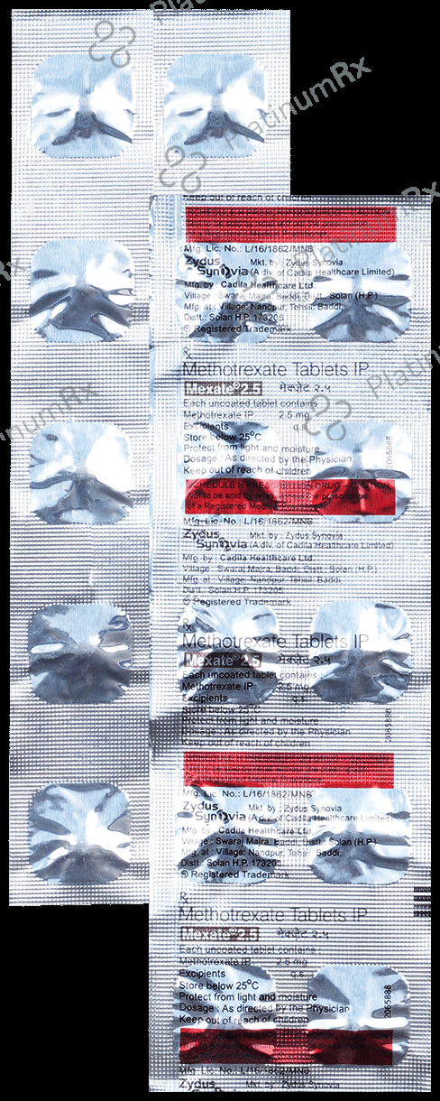 Mexate 2.5mg Tablet 10s