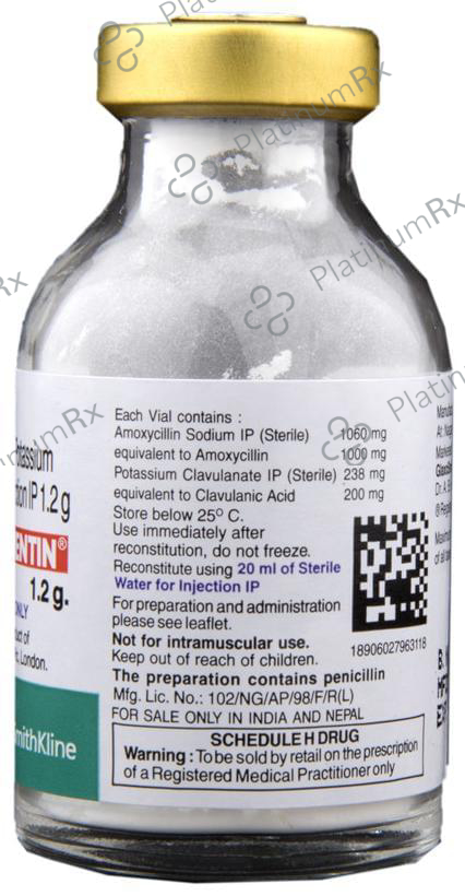 Augmentin 1.2gm Powder for Injection 1s