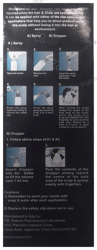 Chekfall 10% Spray/Solution