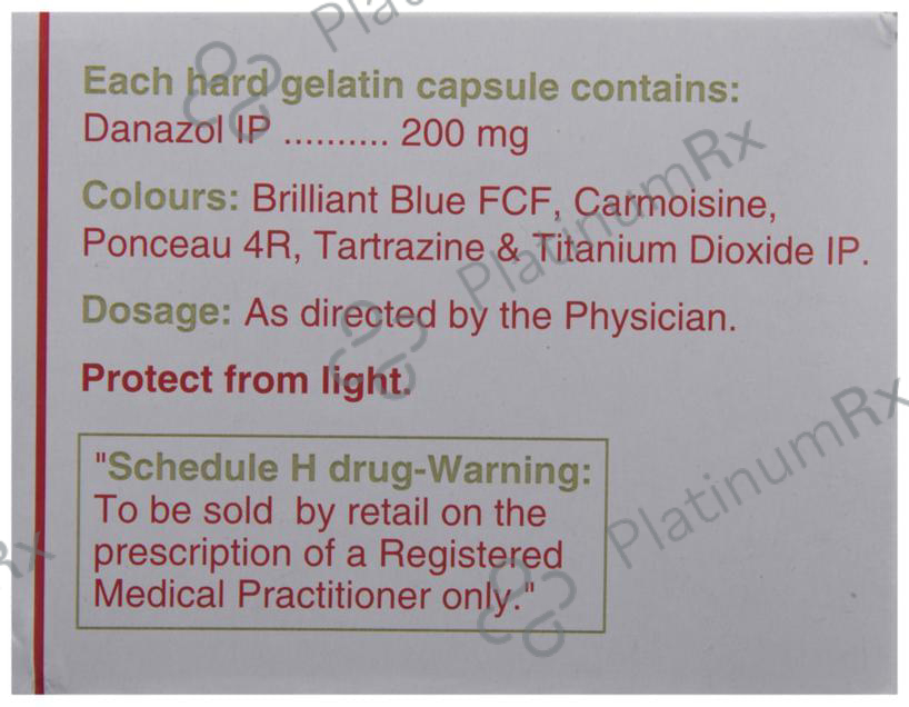 Danogen 200mg Capsule 10s