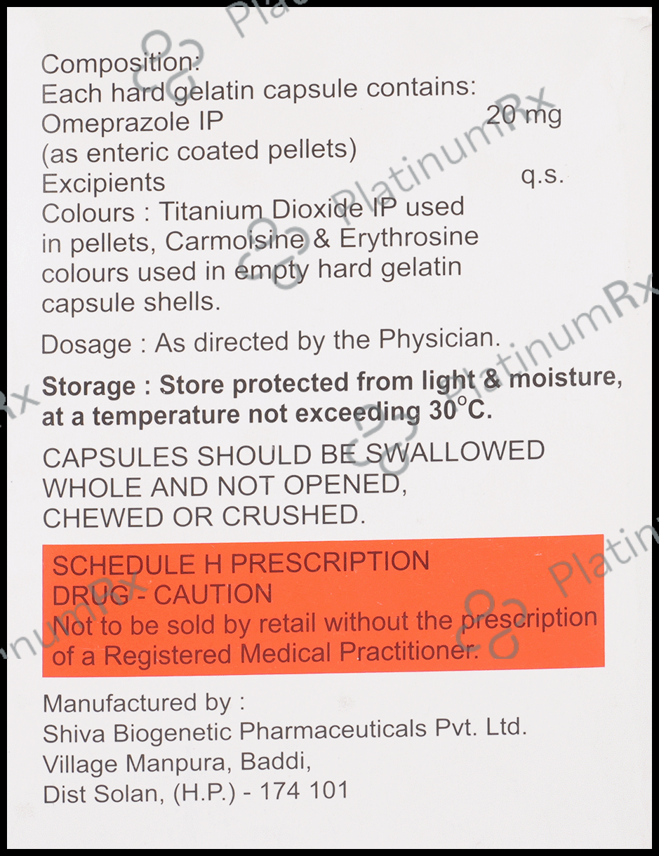 Kemopraz 20mg Capsule