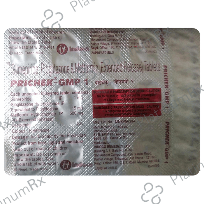 Prichek-GMP 1 Tablet ER 10 Tablet ER