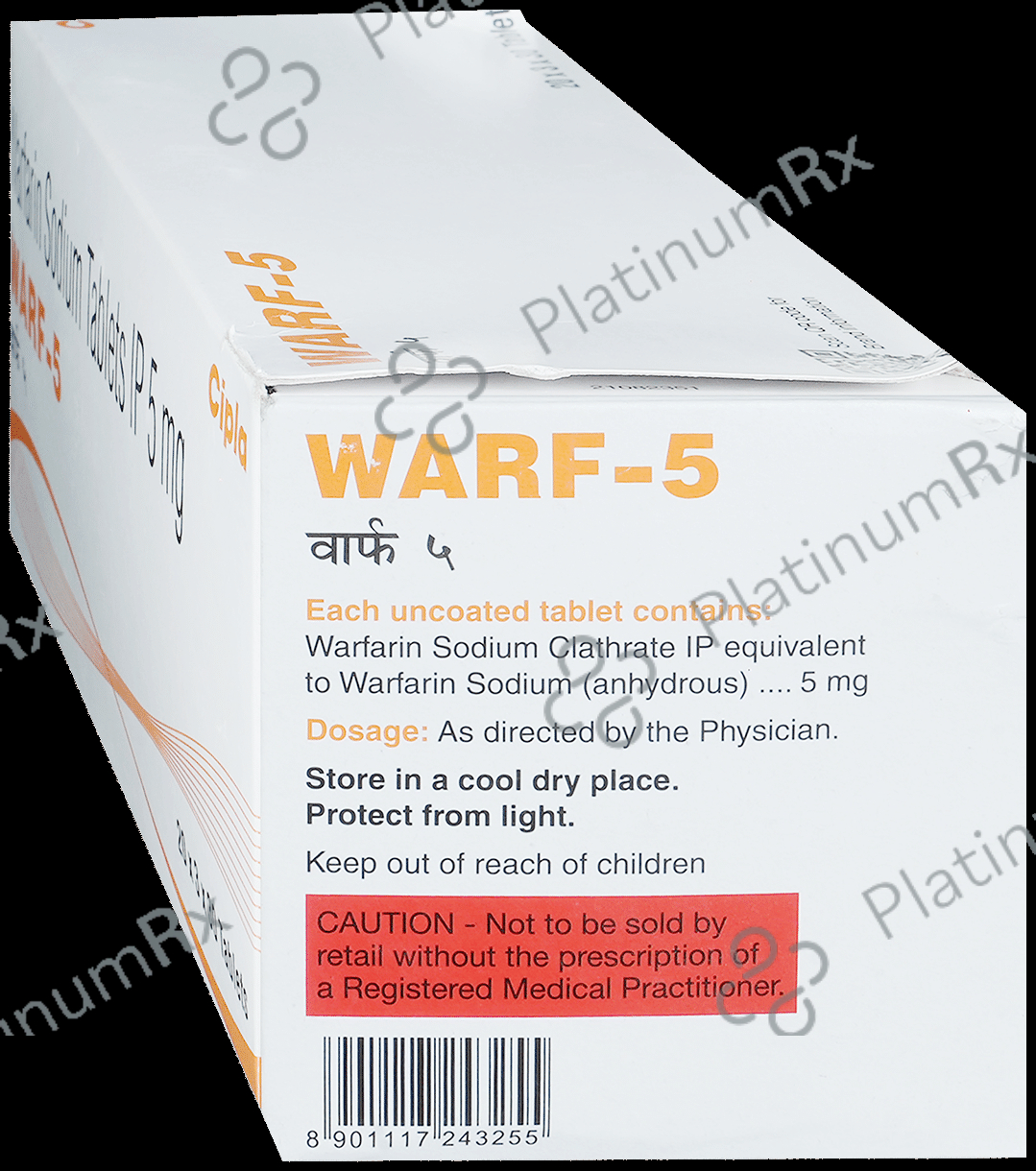 Warf 5mg Tablet 30s