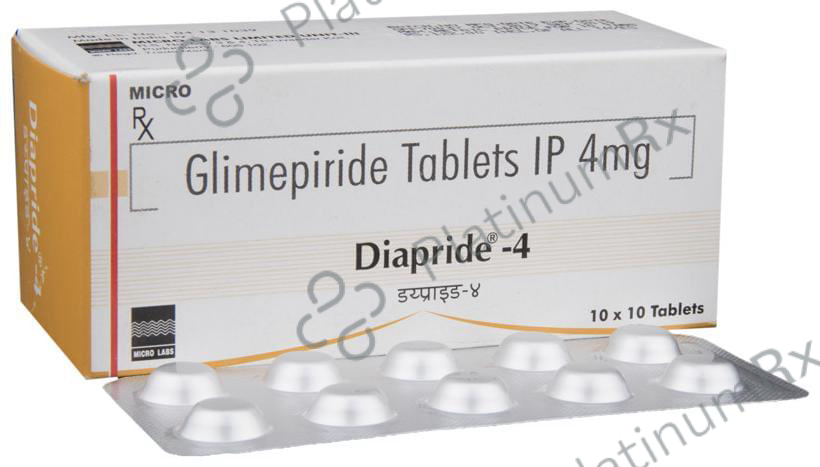 Diapride 4mg Tablet 10s