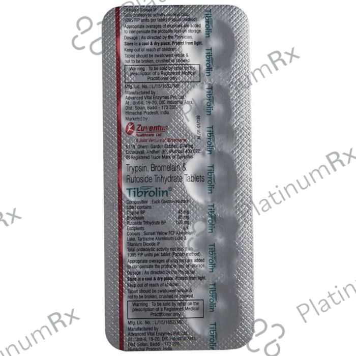Tibrolin 90/48/100mg Tablet 10s