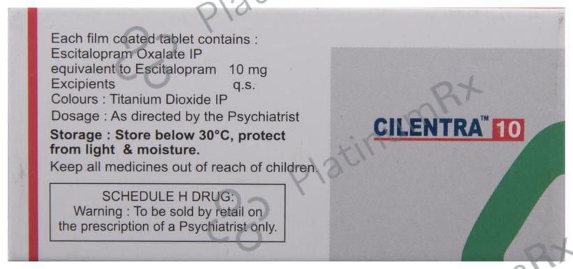 Cilentra 10mg Tablet 10s