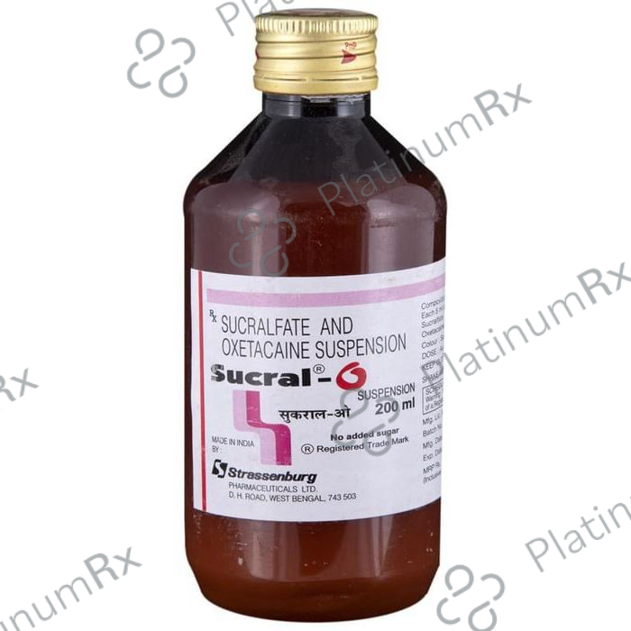 Sucral O 10/1000mg Suspension 200ml