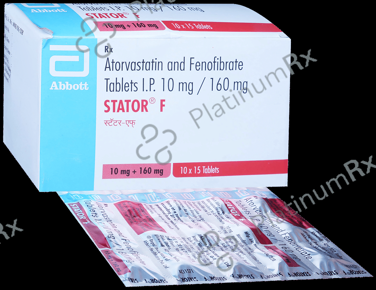 Stator F 10/160mg Tablet 15s