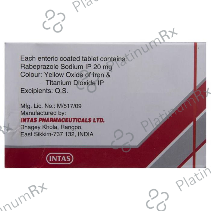 Rabium 20mg Tablet 15s
