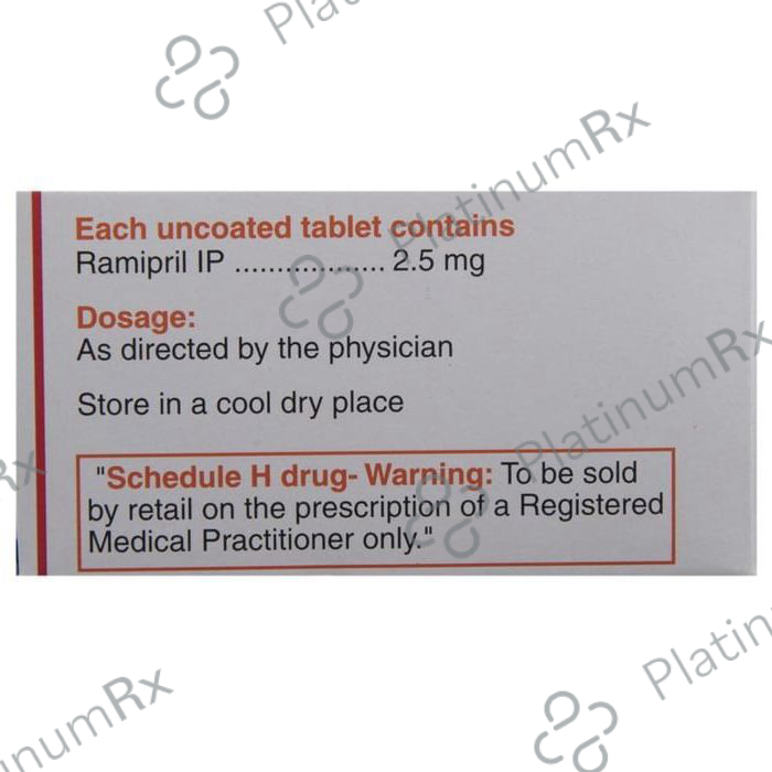 Ramipres 2.5mg Tablet 10s