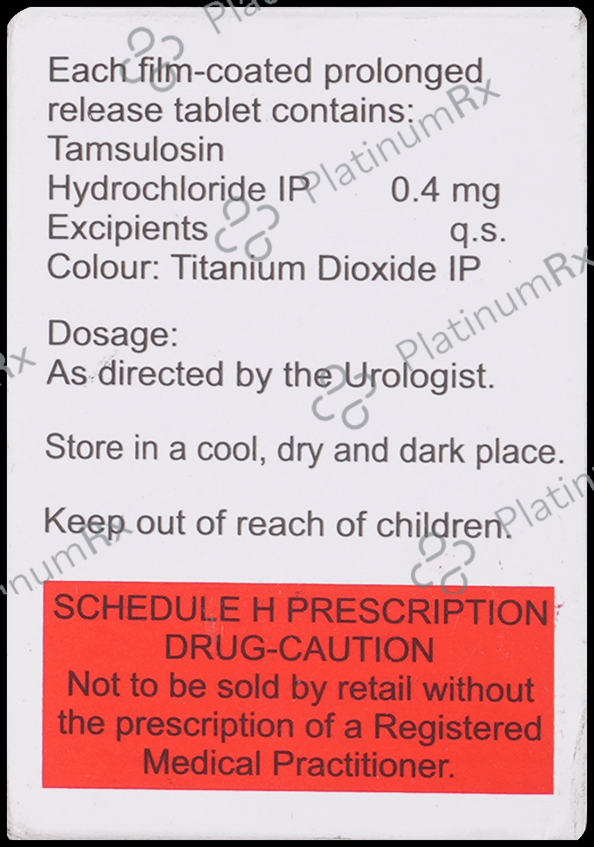 Tasulin PR 0.4mg Tablet 14s