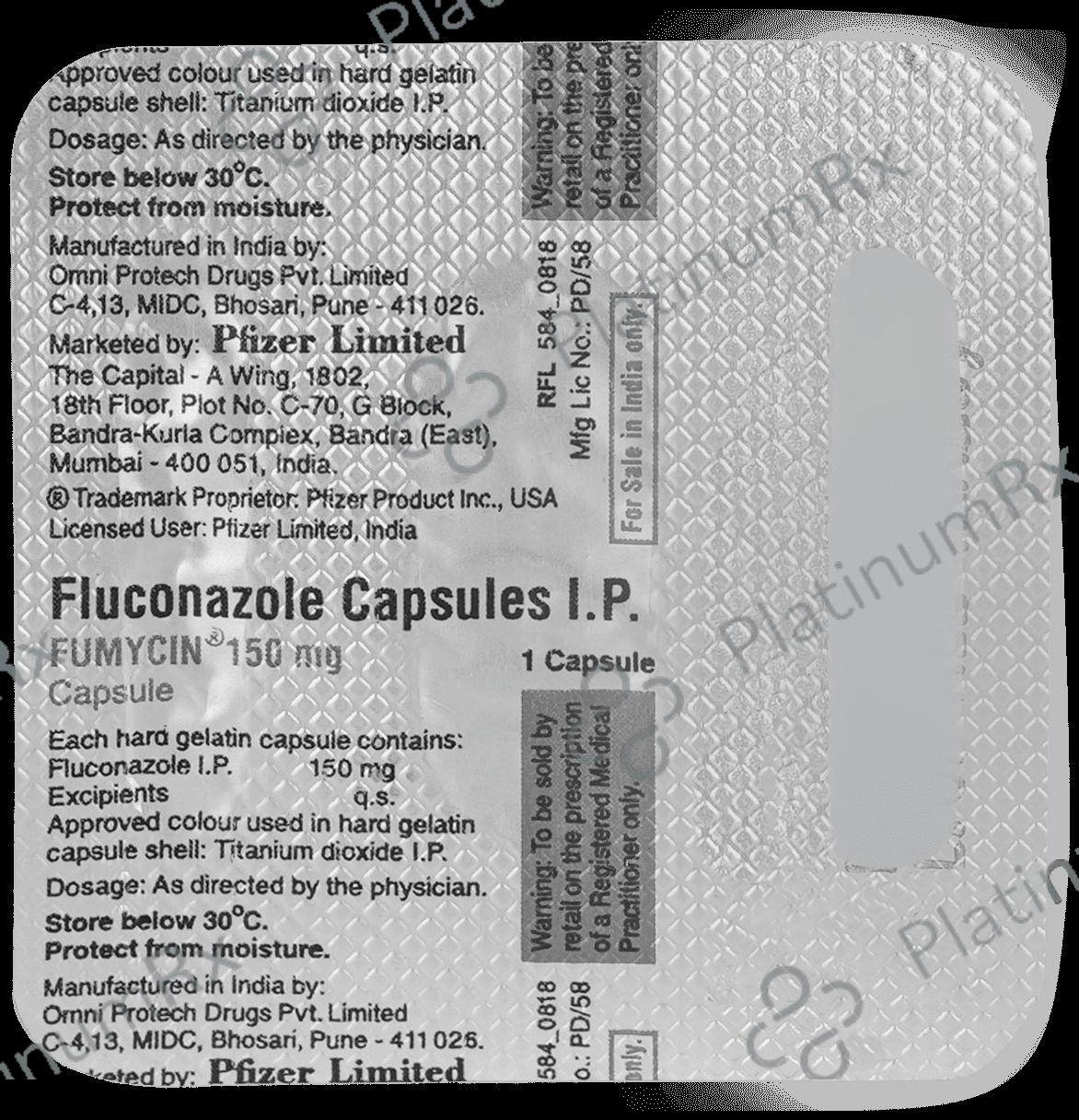 Fumycin 150mg Capsule 1s