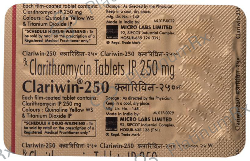 Clariwin 250mg Tablet 10s