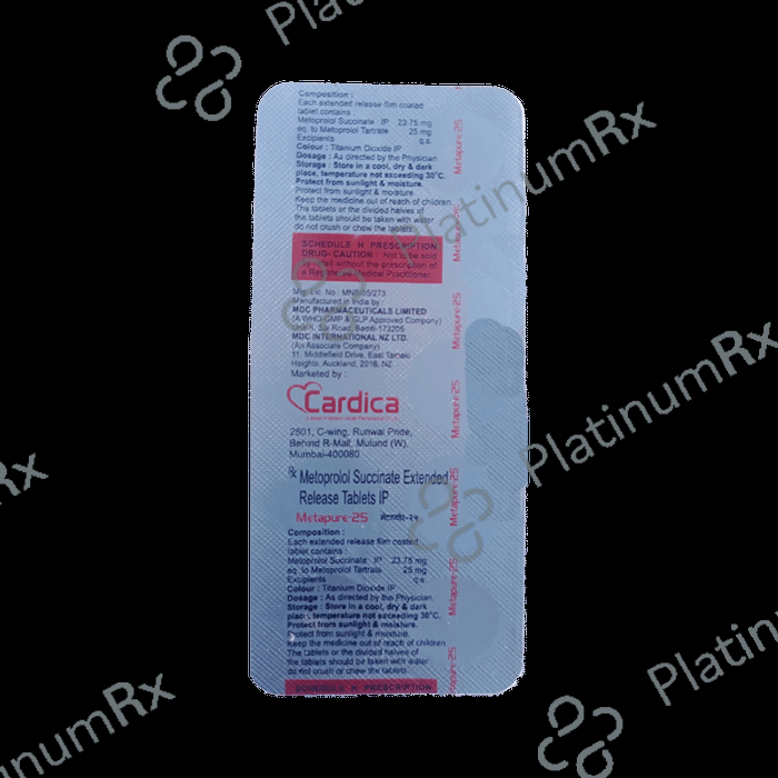 Metapure 25 Tablet ER