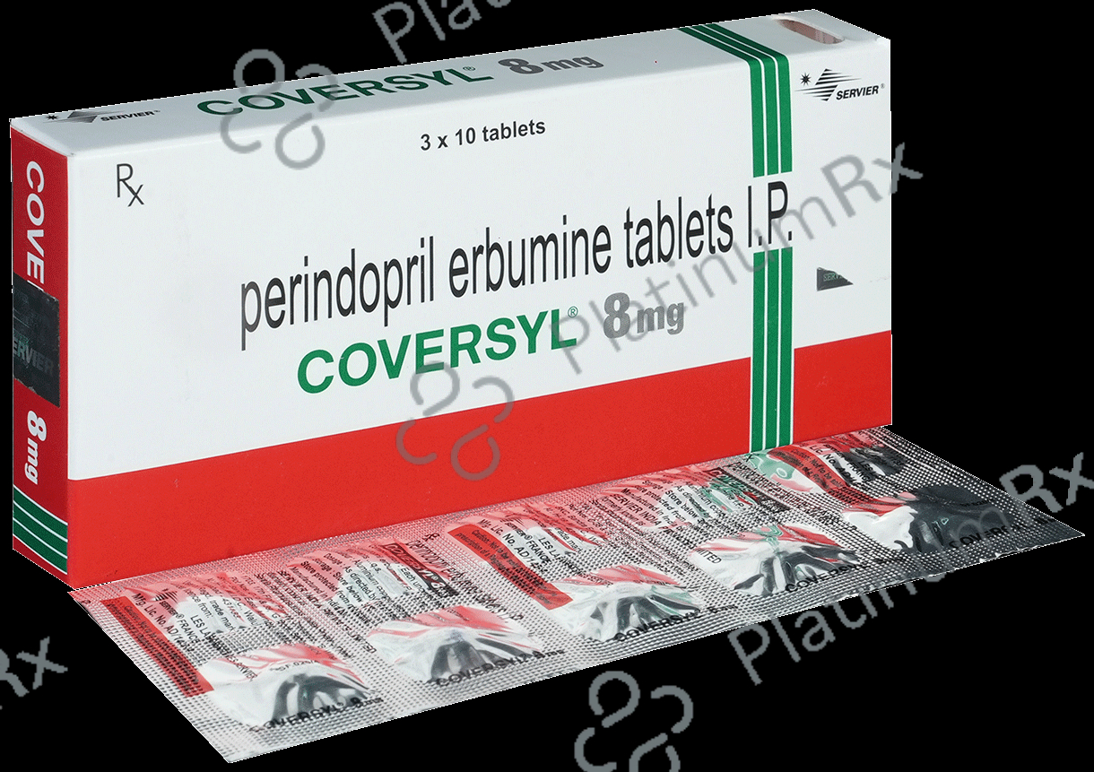 Coversyl 8mg Tablet 10s