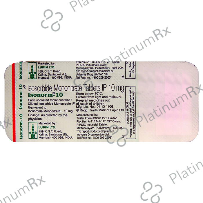 Isonorm 10mg Tablet 10s