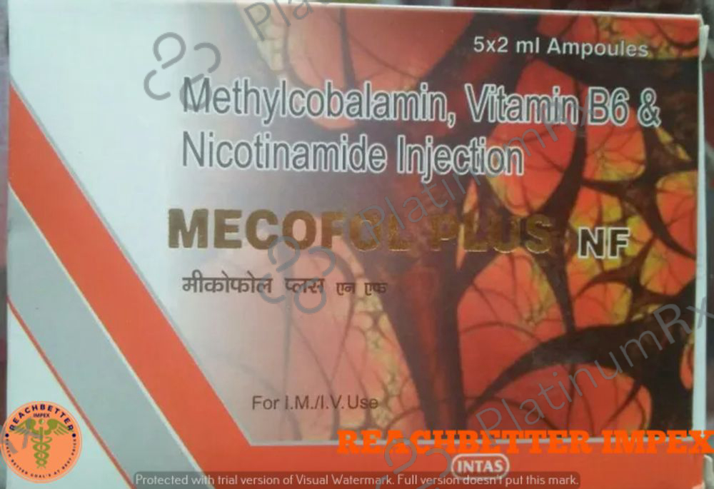 Mecofol Plus NF 100/1000mg Injection 1s