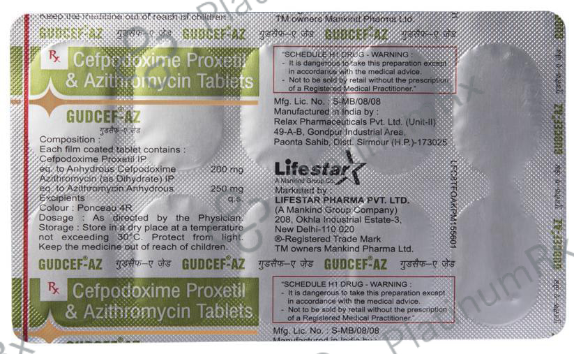 Gudcef AZ Tablet