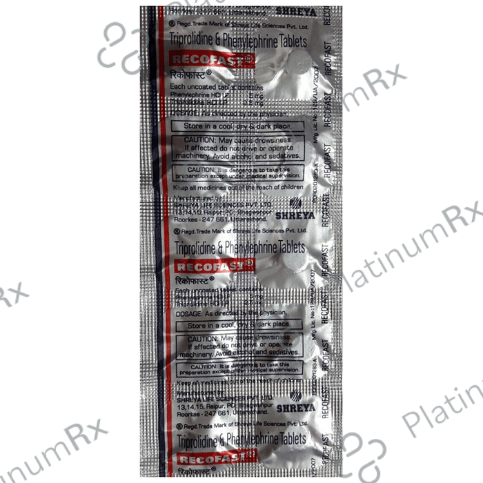 Recofast 5/2.5mg Tablet 10s