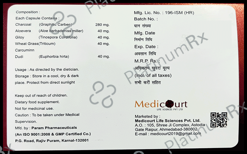 Medicourt Nutragem Detox Capsule