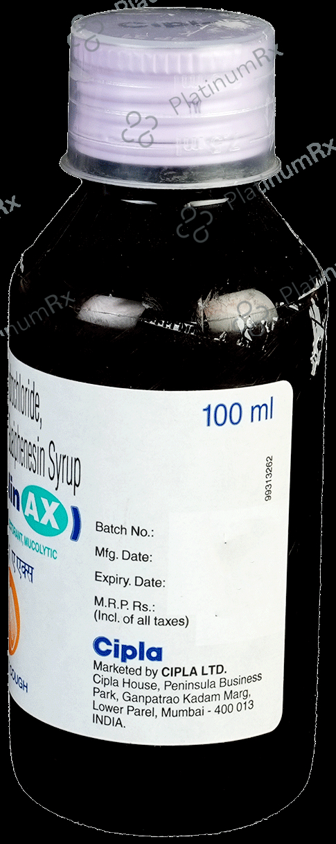 Asthalin AX Syrup 100ml