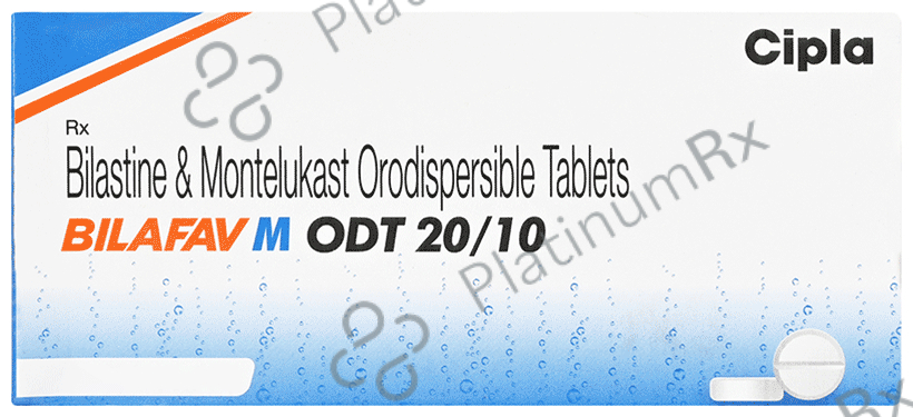Bilafav M ODT 20/10mg Tablet 10s