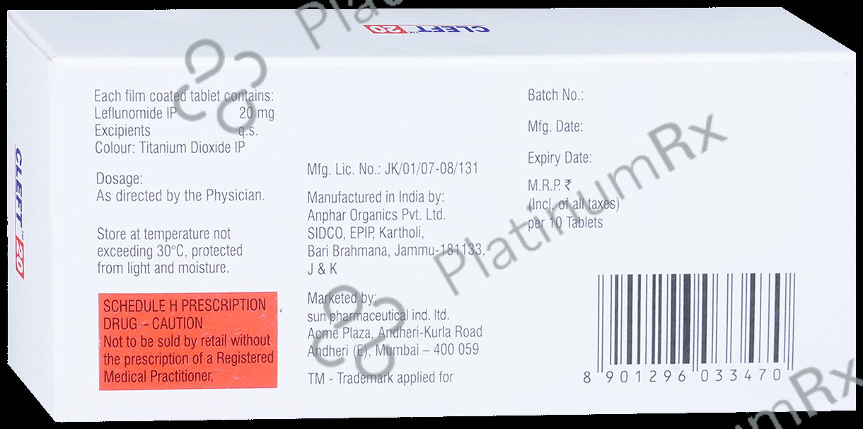 Cleft 20 Tablet