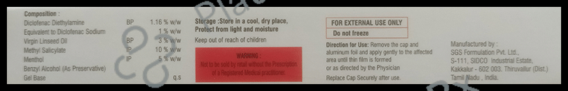 Welllight-Diclo Gel