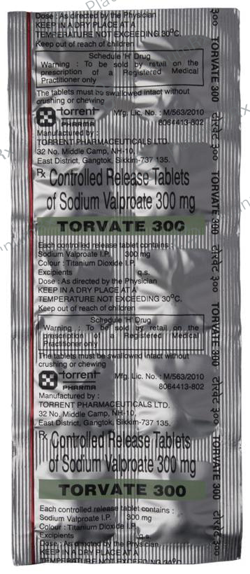 Torvate 300mg Tablet CR 10s