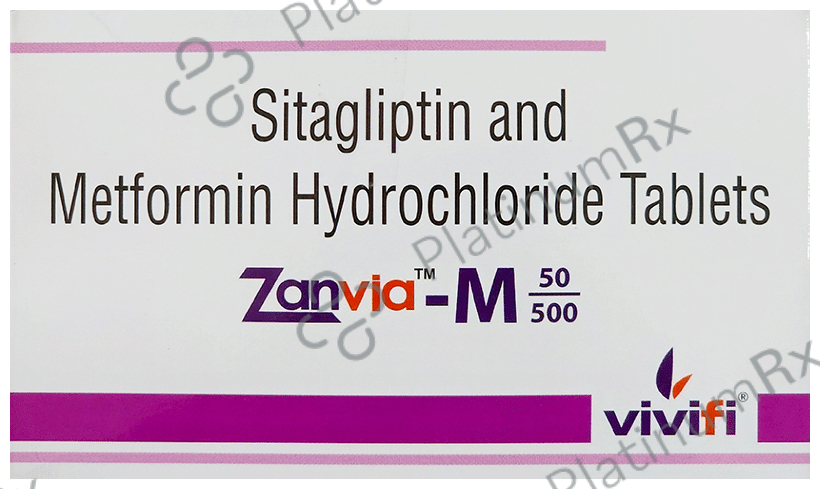 Zanvia-M 50/500 Tablet