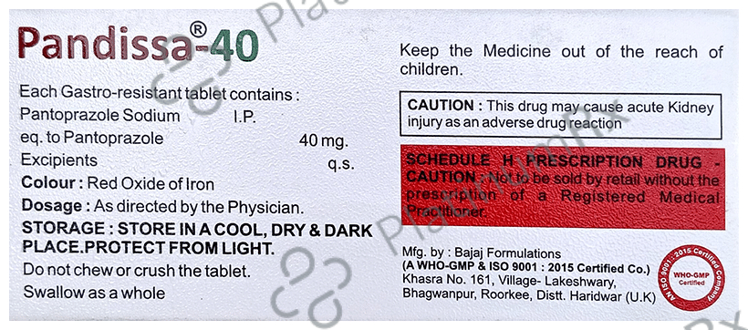 Pandissa 40 Tablet