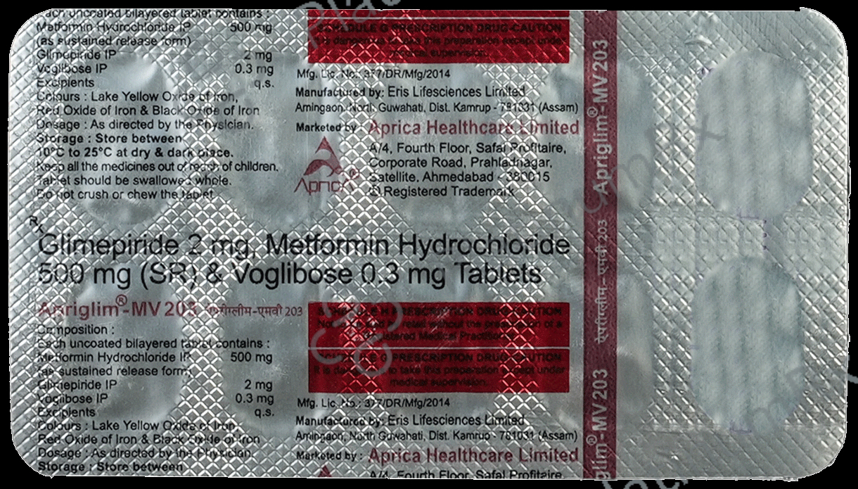 Apriglim-MV 203 Tablet SR