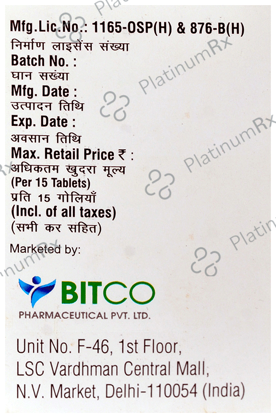 Bitcofol Tablet 15s