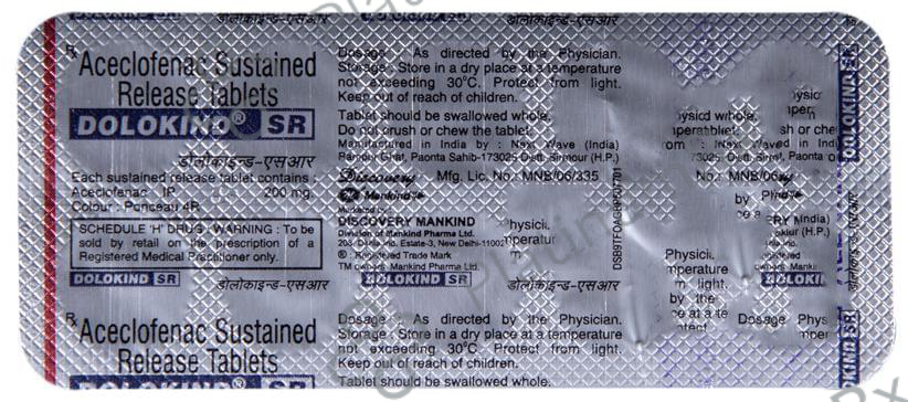 Dolokind SR 200mg Tablet 10s