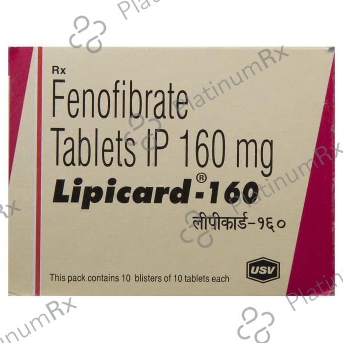 Lipicard 160mg Tablet 10s