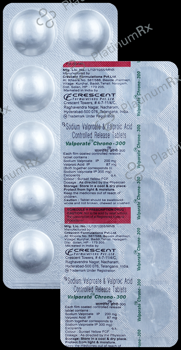 Valporate Chrono 300 Tablet