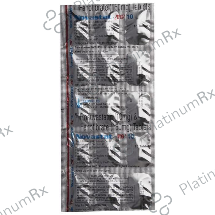 Novastat TG 10 160/10mg Tablet 15s