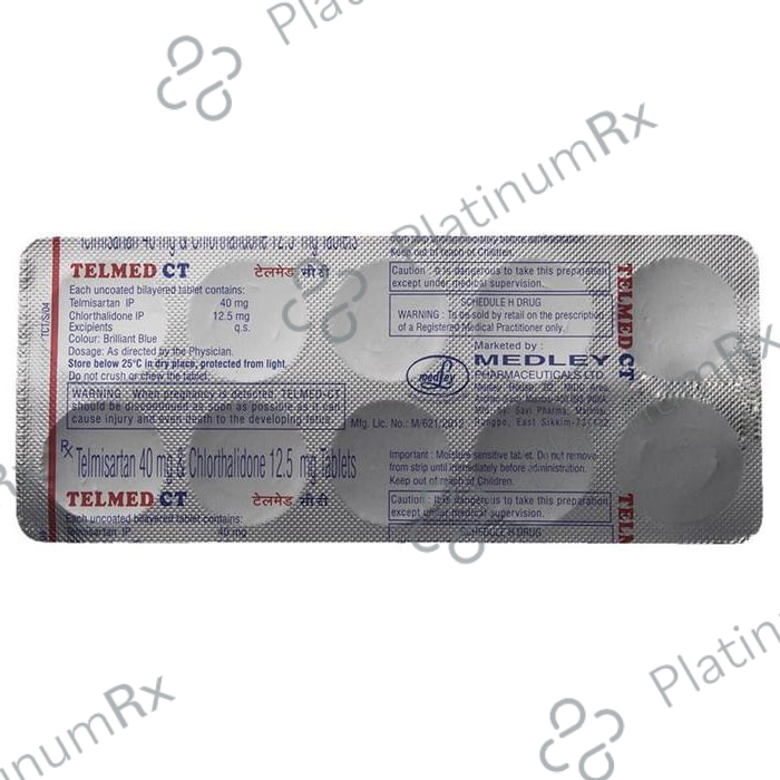 Telmed CT 12.5/40mg Tablet 10s