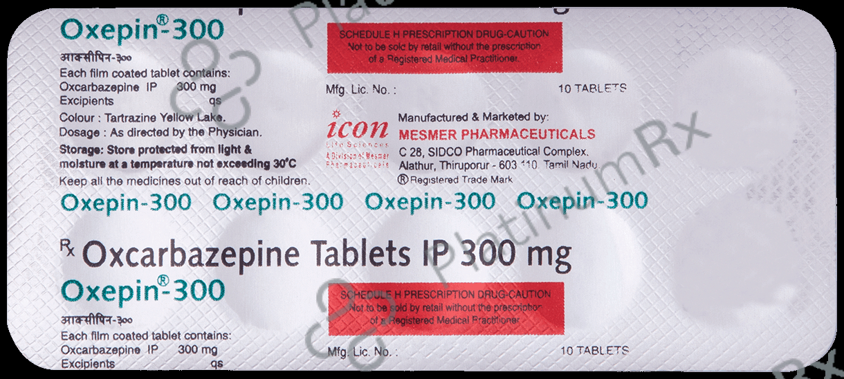 Oxepin 300mg Tablet 10s