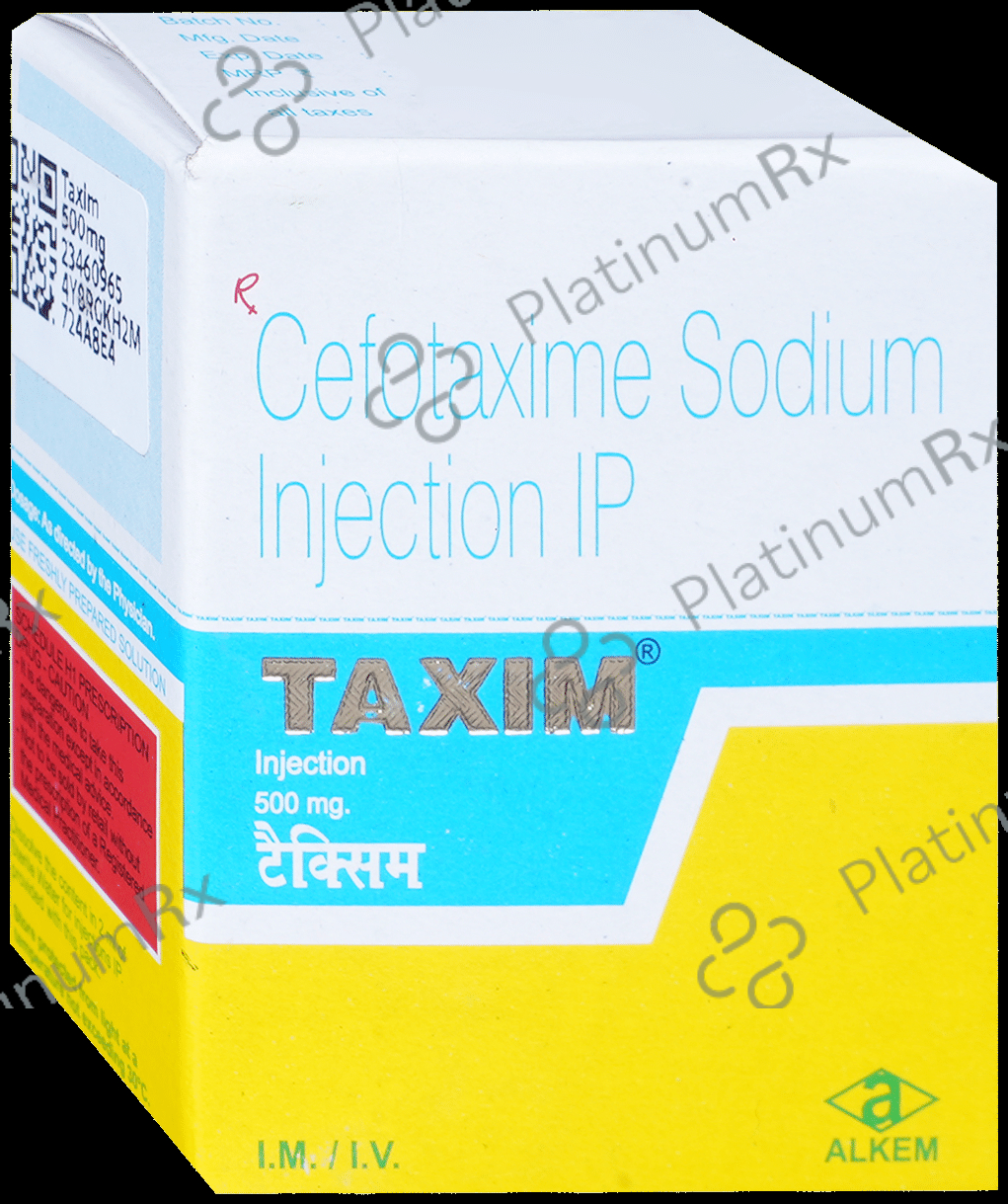Taxim 500mg Injection 2ml