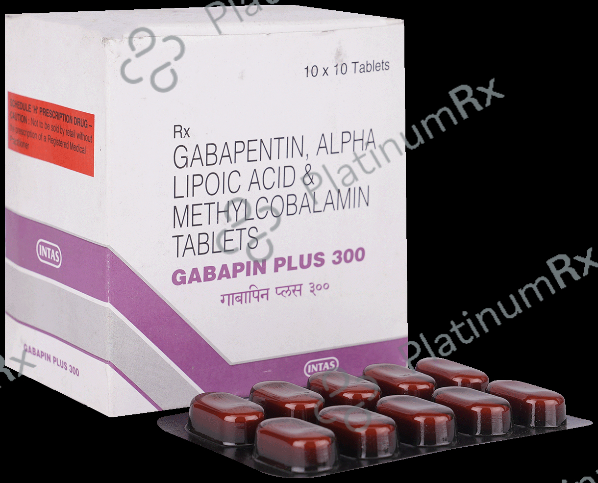 Gabapin Plus 300mg Tablet 10s