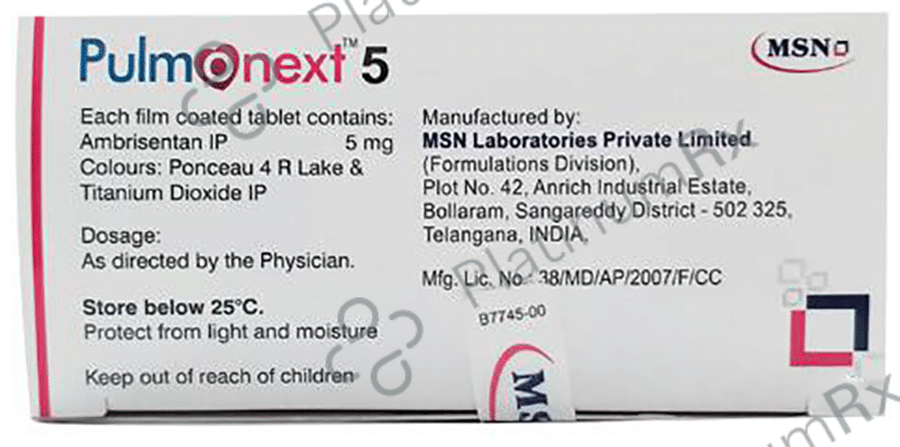 Pulmonext 5mg Tablet 10s