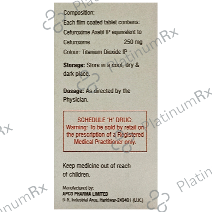 Cefugram 250 Tablet