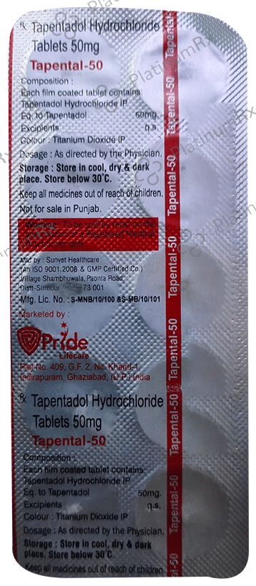Tapental 50 Tablet