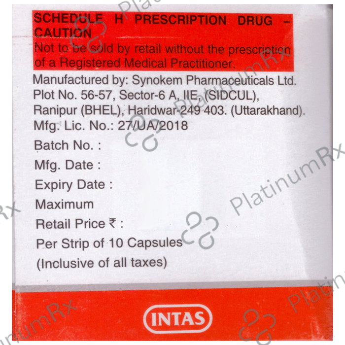 Lipicure CV 10/75mg Capsule 10s