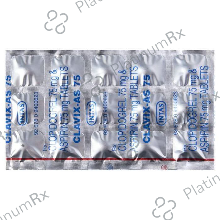 Clavix-AS 75 Tablet 10 Tablet