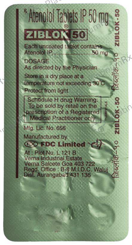 Ziblok 50mg Tablet 14s