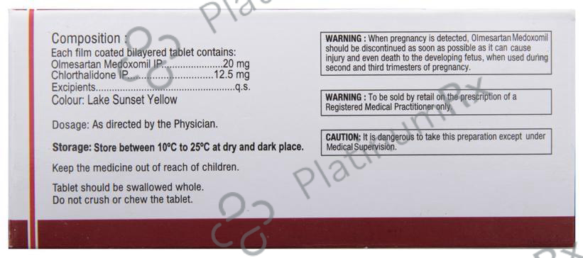 Olmin 12.5/20mg CH Tablet 15s